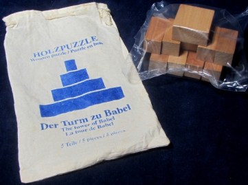 PUZZLE HOLZPUZZLE DER TURM ZU BABEL